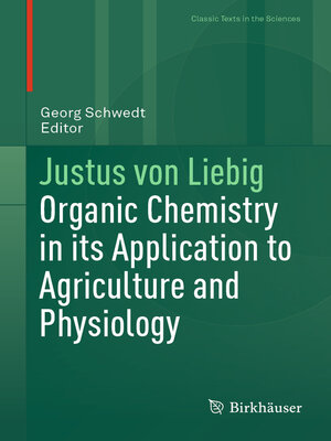 cover image of Justus von Liebig